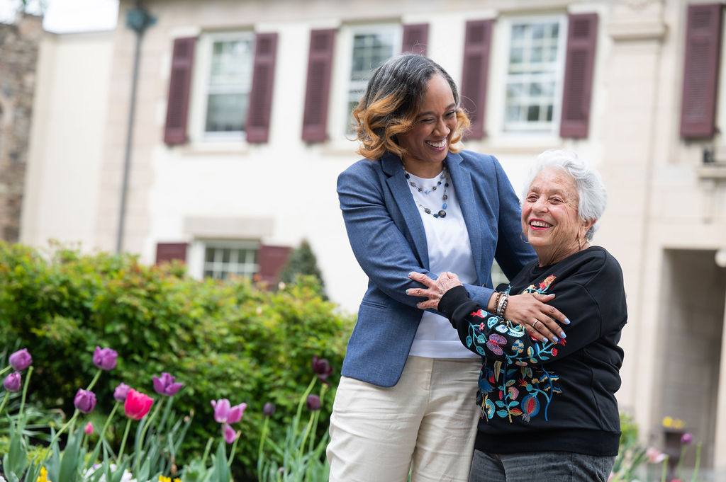 Caring staff support the residents at The Hearth at Drexel senior living community In Montgomery County, PA