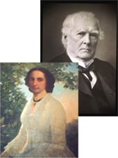 Portraits of Mary J. Drexel and John Lankenau